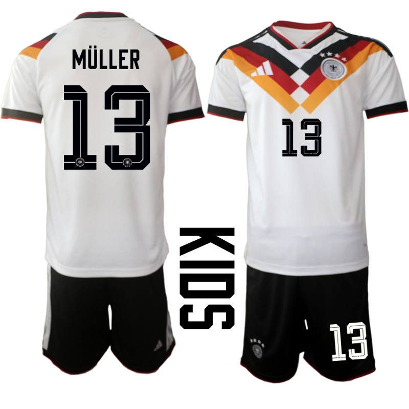 Youth Germany home 014 style 2026 World Cup Soccer jersey